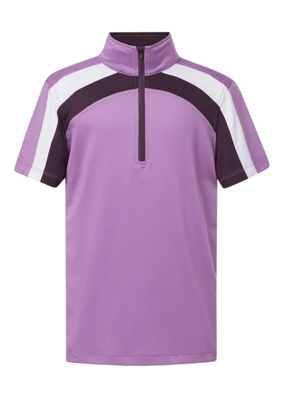 Kerrits Kids TopRail Coolcore SS Solid Foxglove / Medium
