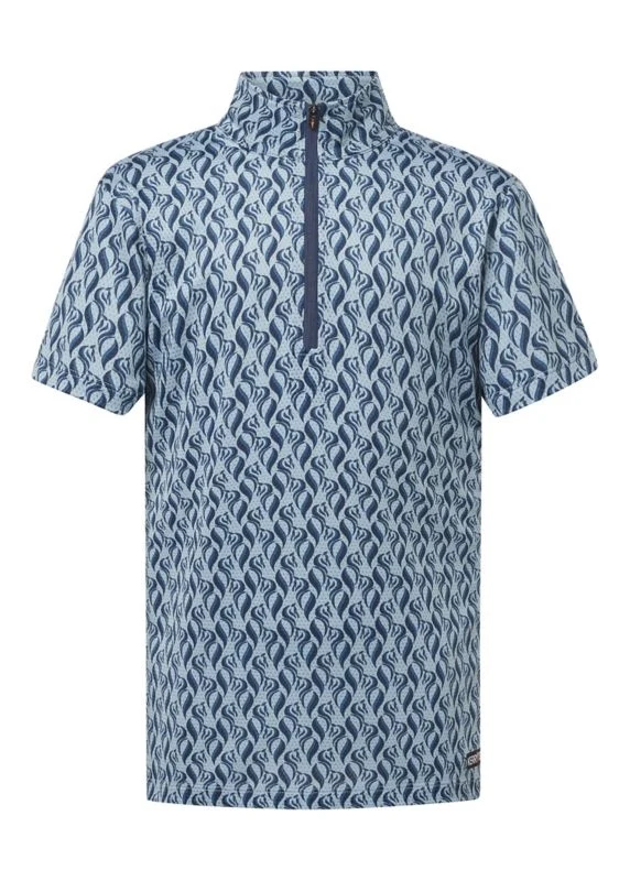 Kerrits Kids Summer Ride Icefil SS Print Atlantic Horsetails / Small