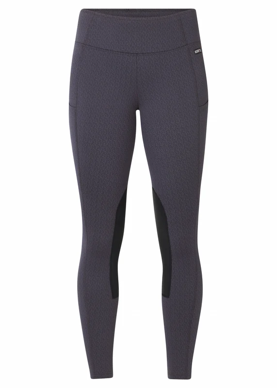 Kerrits Ladies Fleece Lite II Knee Patch Tights Wildorchid / Small