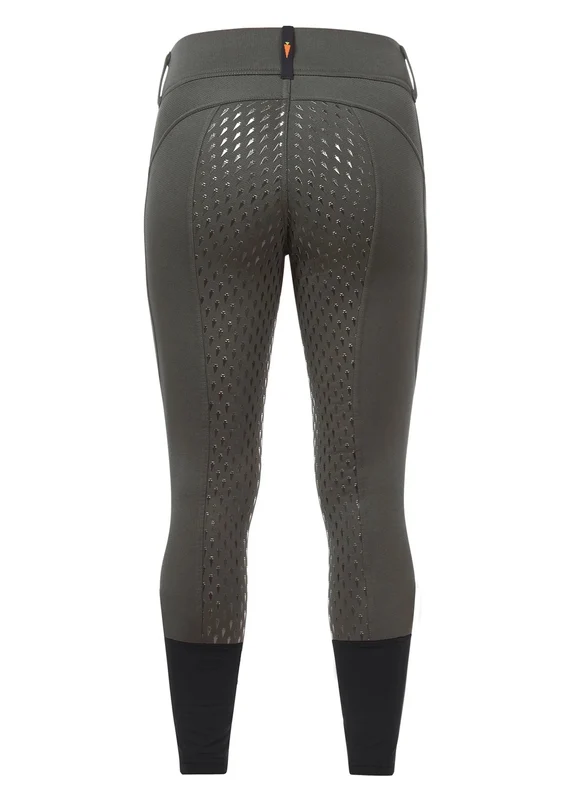 Kerrits Sit Tight Wind Pro Silicone Full Seat Tights Mink / 2X-Large