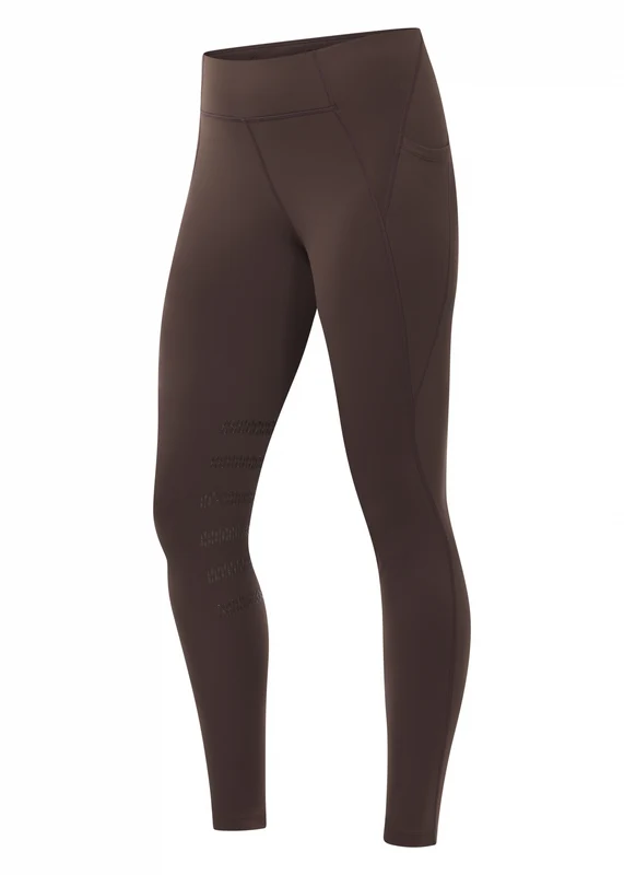 Kerrits Coolcore Powerlite Knee Patch Pocket Tights Mocha / X-Large