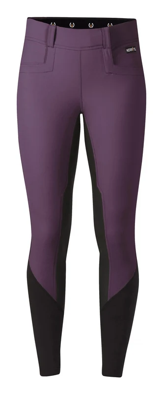 Kerrits Ladies Griptek Ii Full Seat Breeches Velvet Plum / Medium