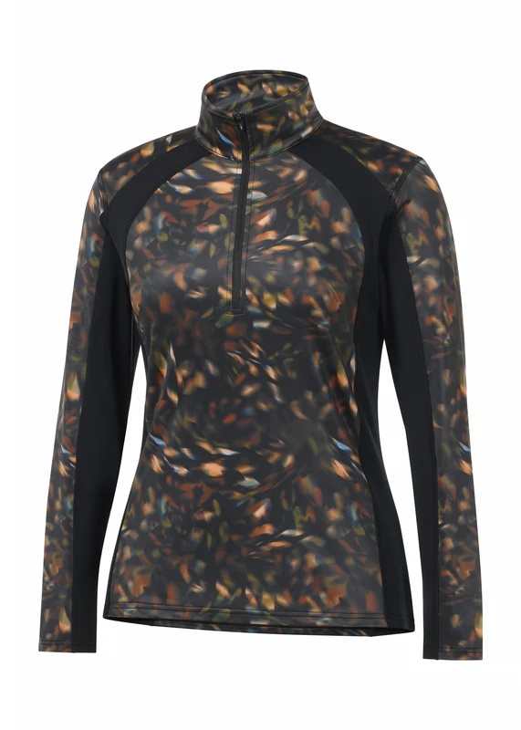 Kerrits Traverse Quarter Zip Fleece Tech Top Autumn Prism / X-Small