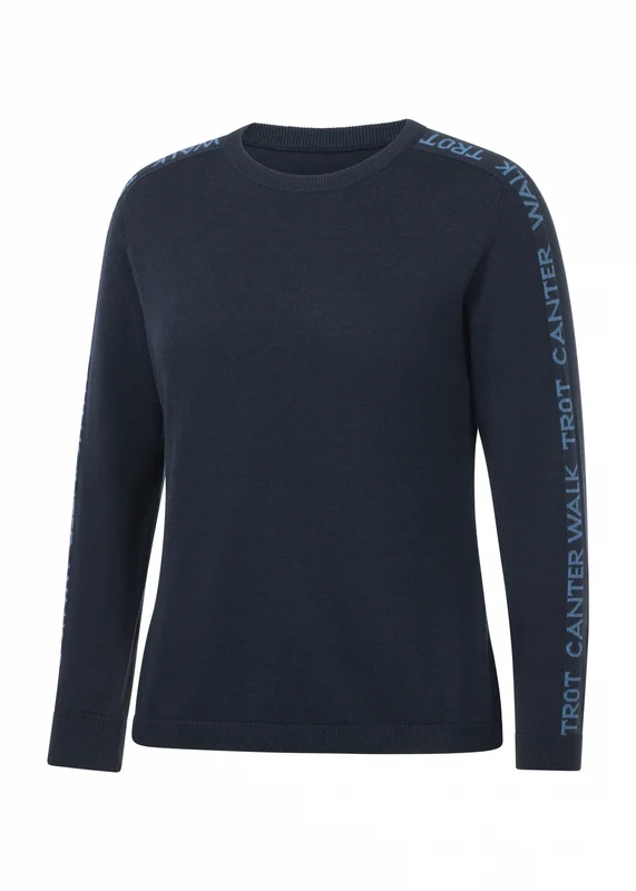Kerrits Equi Rhythm Crew Neck Sweater Nightfall/Jasper / X-Small