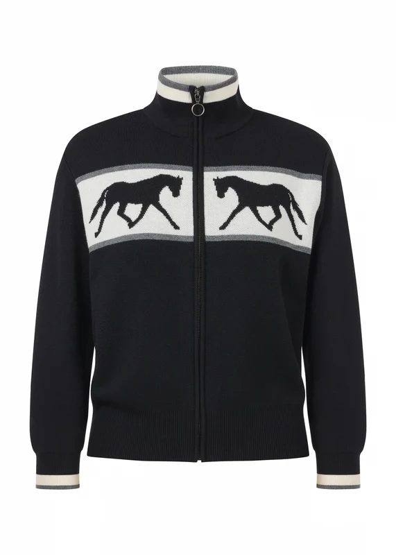 Kerrits Reflections Full Zip Sweater Black / 2X-Large