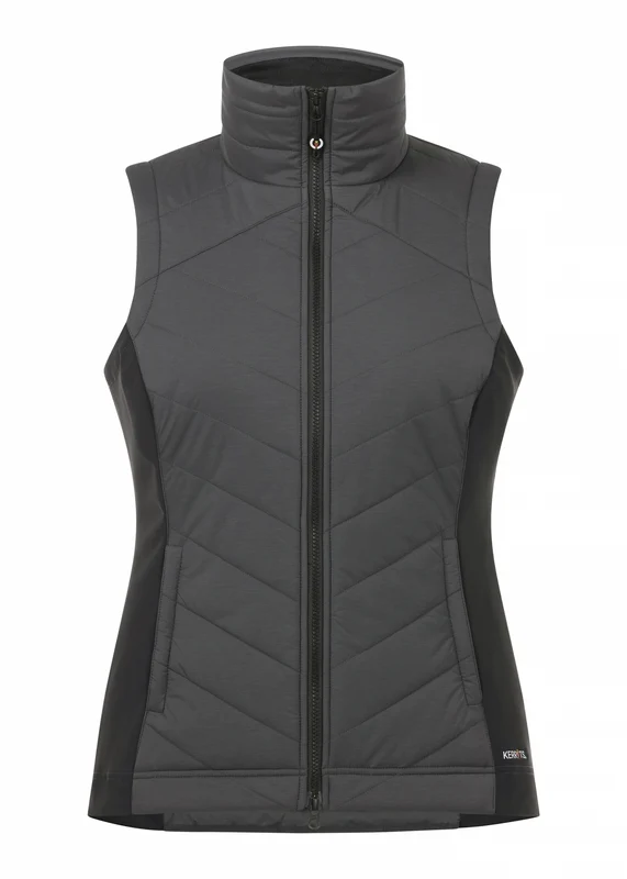Kerrits Core Motion Quilted Vest Carbon Giddy Up / X-Small