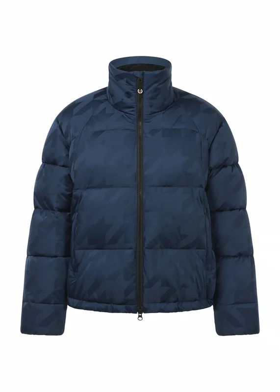 Kerrits Skyline Houndstooth Puffer Jacket Nightfall / X-Large