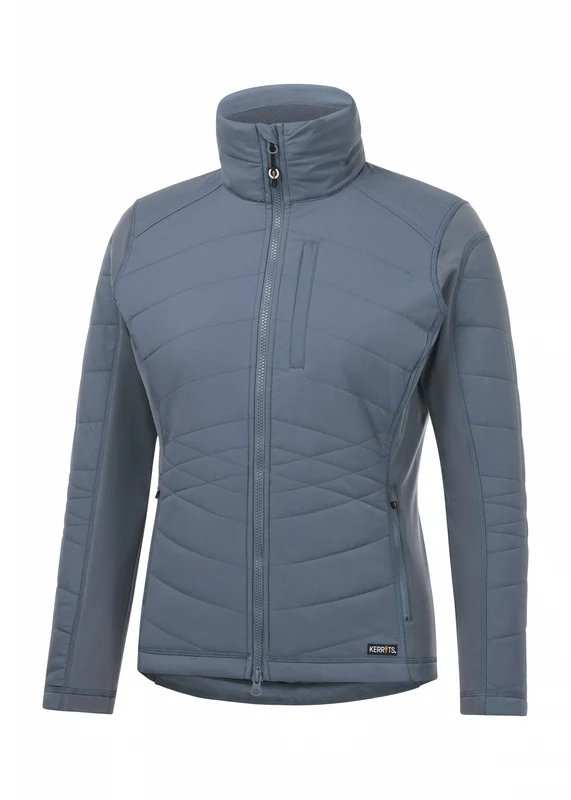 Kerrits Horse Harmony Quilted Jacket Dusty Blue / Large