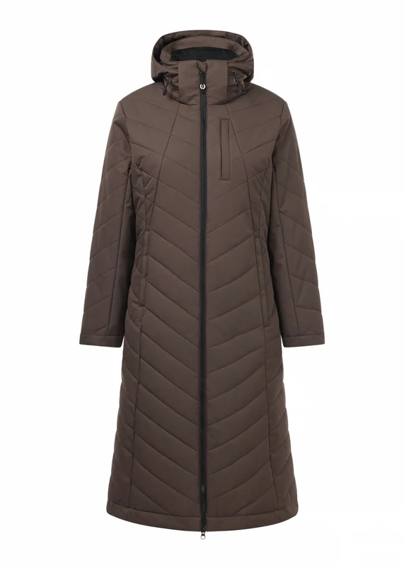 Kerrits Warm Embrace Longline Puffer Coat Mocha / Medium