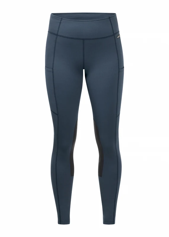 Kerrits Ladies Fleece Lite II Knee Patch Tights Nightfall / X-Small
