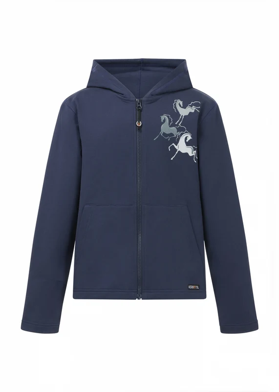 Kerrits Kids Zip And Whinny Hoodie Nightfall / X-Large