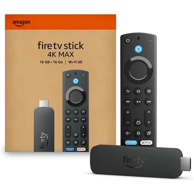 Amazon Fire TV Stick 4K Max con Alexa - 16GB - Wi-Fi 6E