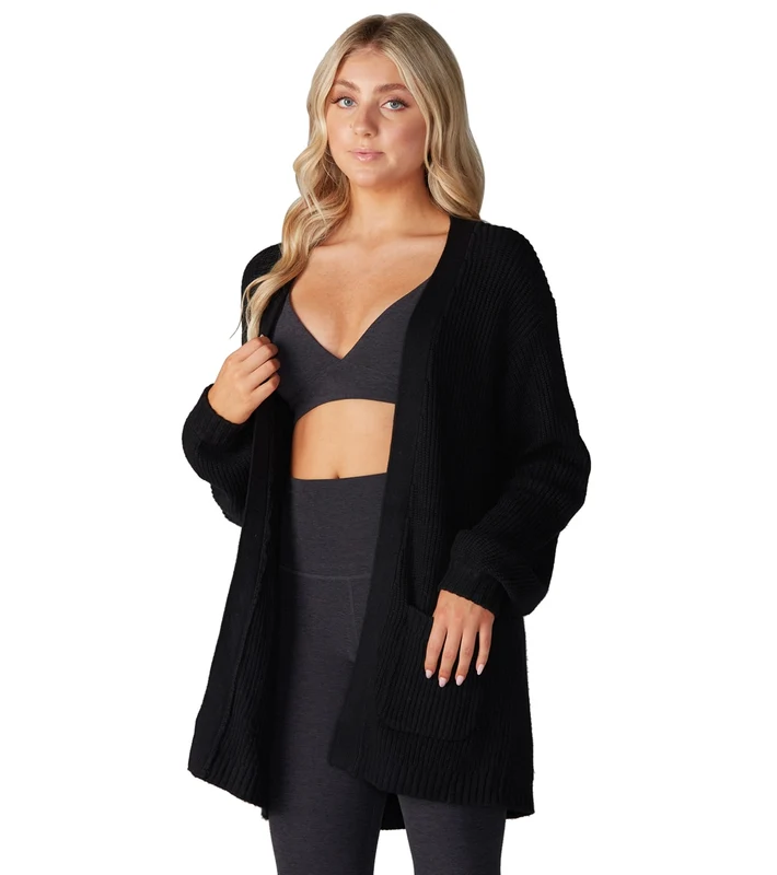 Tavi Alpine Long Cardigan Ebony / M