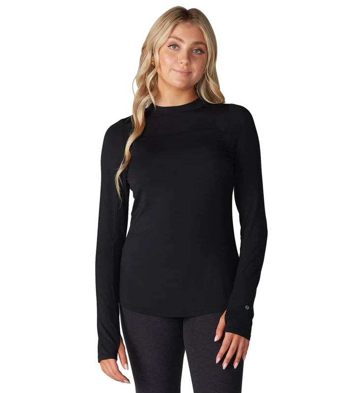 Tavi Restore Mock Neck Long Sleeve Ebony / L