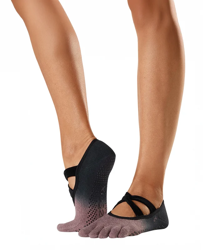Toesox Ivy Full Toe Grip Socks Amethyst / M