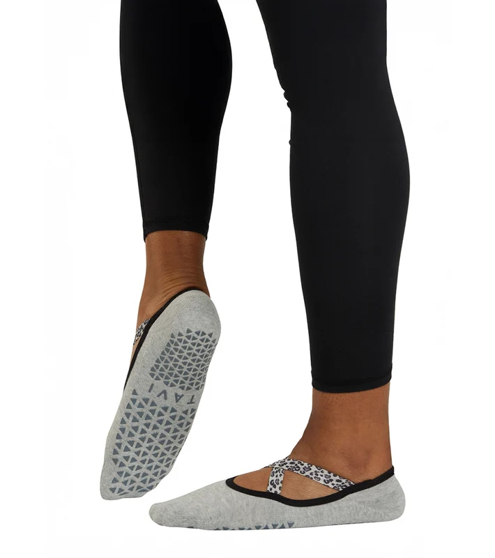 Tavi Chloe Barre Grip Socks Wild Love / M