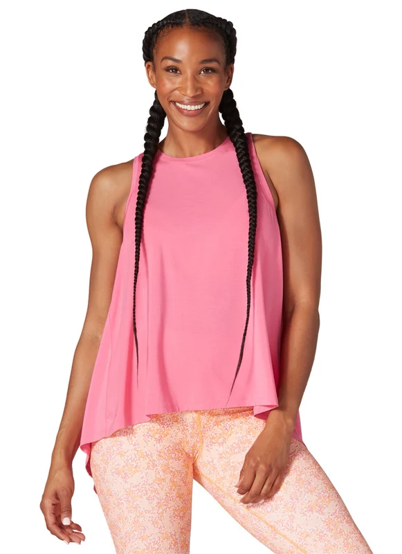 Tavi Tie Back Tank Hot Pink / S