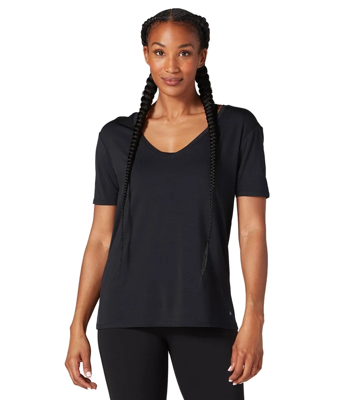 Tavi Everyday V-Neck Tee Ebony / XS