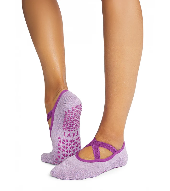 Tavi Chloe Barre Grip Socks Lilac / M