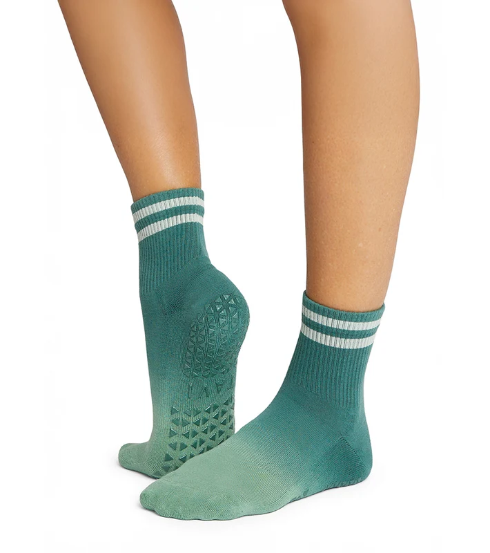 Tavi Aria Yoga Grip Socks Foliage Ombre / M