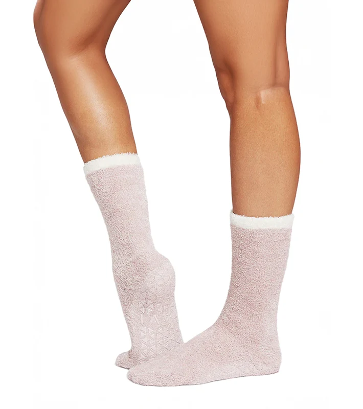 Tavi Lounge Grip Socks Soft Blush / OS