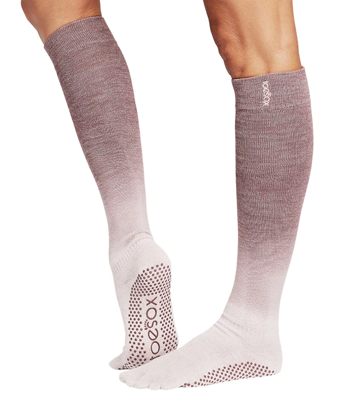 Toesox Scrunch Full Toe Grip Socks Winterize / S