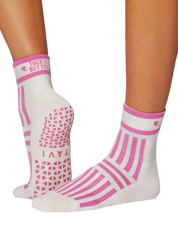 Tavi Aria Yoga Grip Socks Buttercup / M