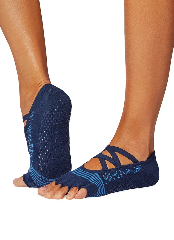 Toesox Half-Toe Bellarina Tec Grip Socks Flex / S