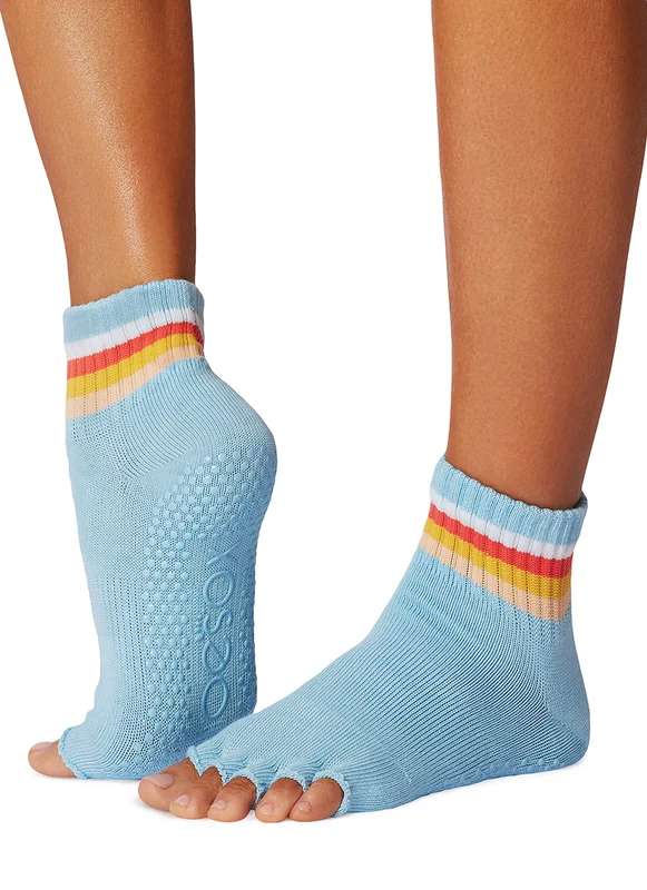 Toesox Melody Full-Toe Grip Socks Vibrancy / S