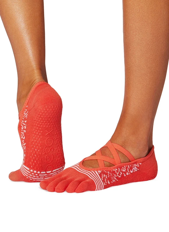 Toesox Elle Tec Half-Toe Grip Socks Strength / S