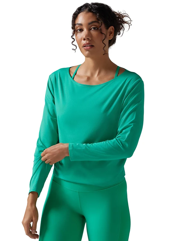 Tavi Brushed Tec Knit Long Sleeve Spring Green / S
