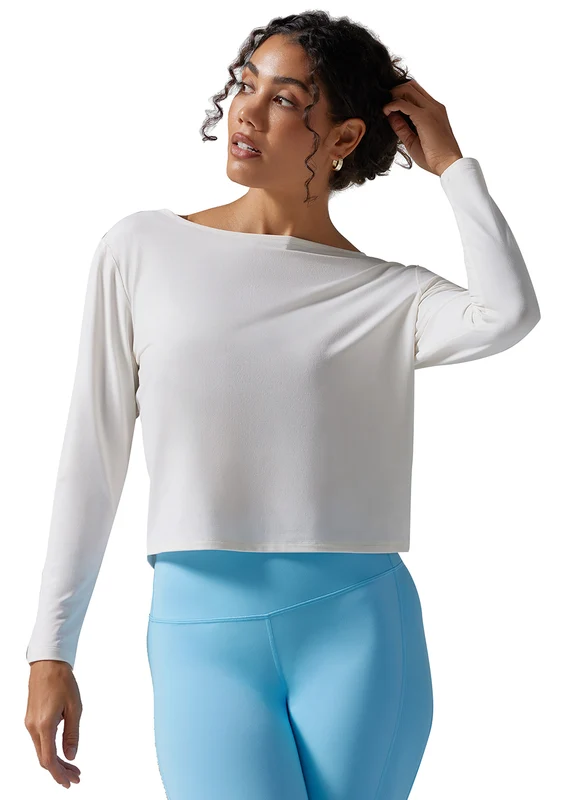 Tavi Brushed Tec Knit Long Sleeve Coconut / L