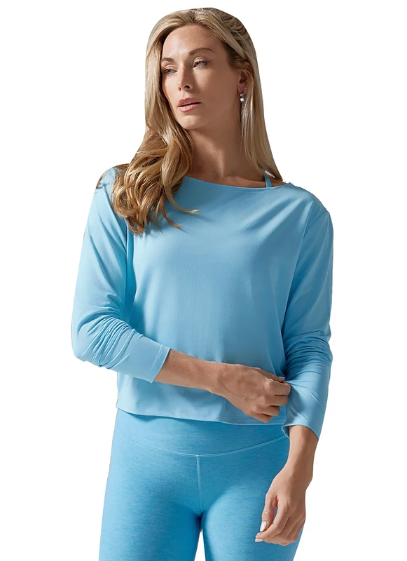 Tavi Brushed Tec Knit Long Sleeve Surf / L