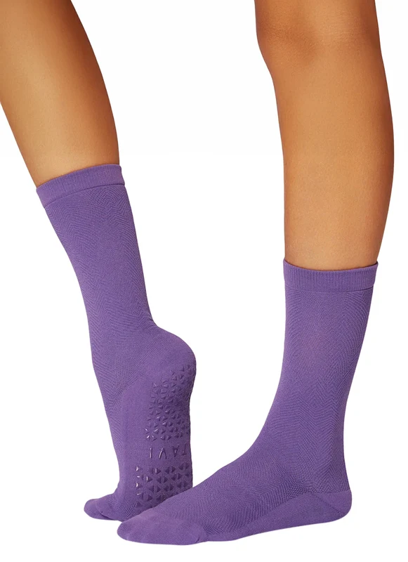 Tavi Kai Grip Tec Yoga Socks Grape / XS