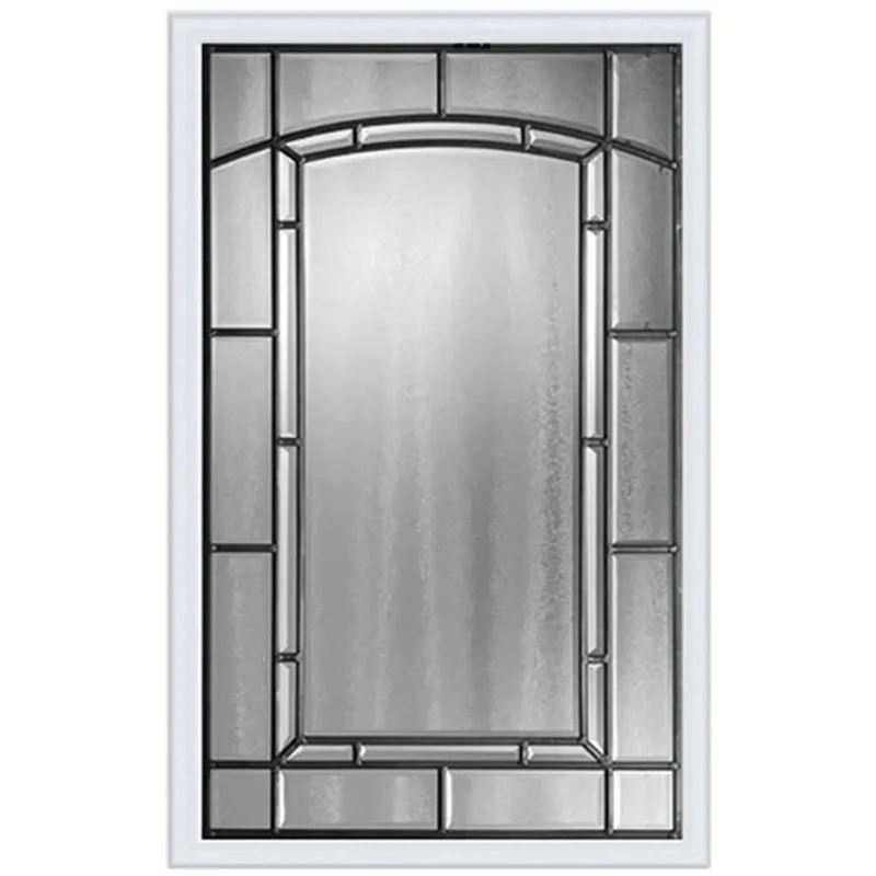 Trimlite Adelaide Decorative Doorlite in Full Lite 23 x 37-in with Patina Caming