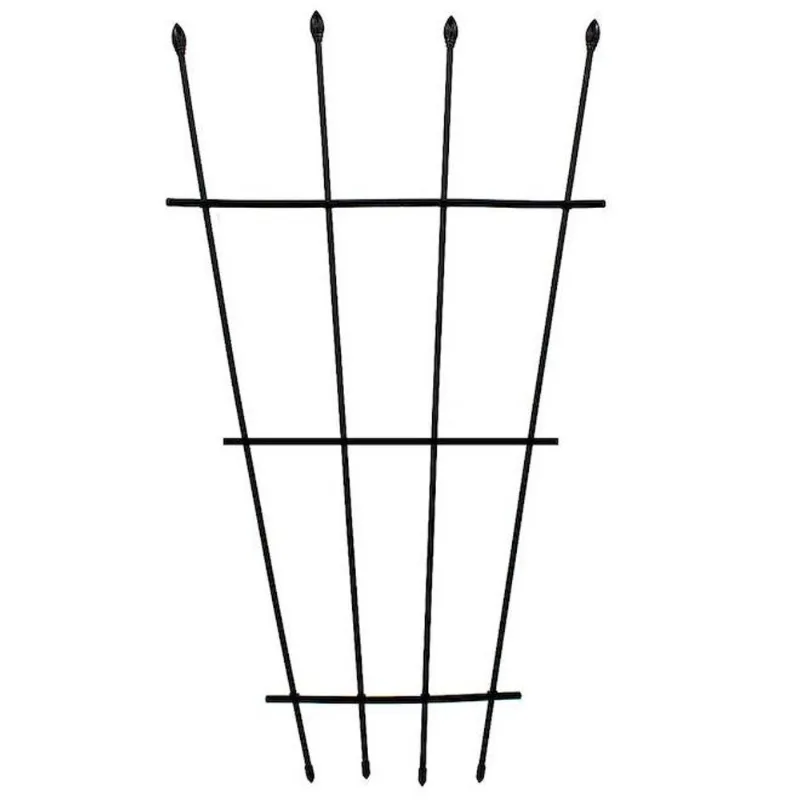 DH Line Garden Fan Trellis 36-in Black Plastic