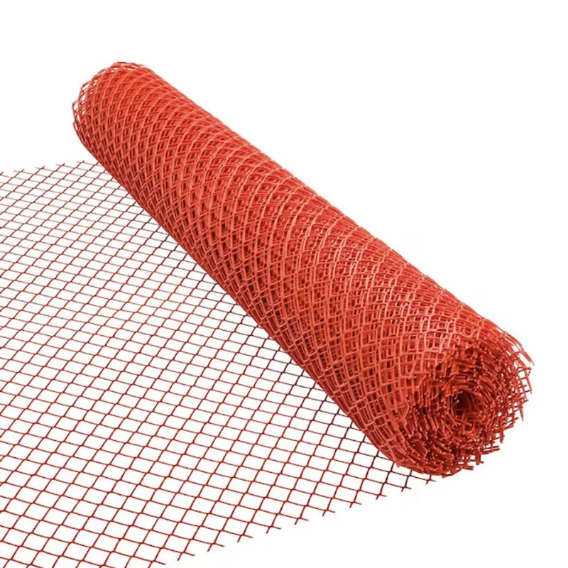 RONA Safety Fence in Gr 270 PVC of 4 x 50-ft with Oval Mesh - Orange
