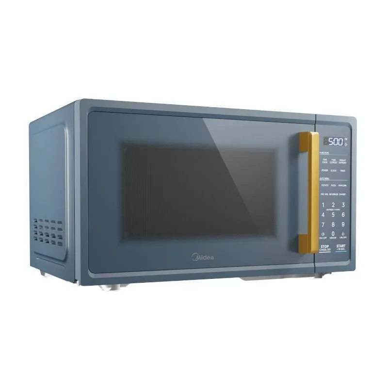0.9 Cu. Ft. 900W Microwave Oven With Child Lock Door - Midnight Blue Open Box