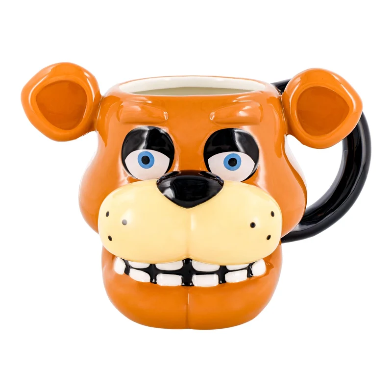 Five Nights At Freddy's Freddy Face Sculpted Ceramic Mug | Holds 20 Ounces