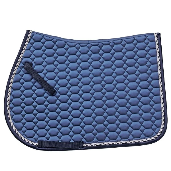 Ovation Elegance Pony Satin Saddle Pad Navy / 23" x 18"