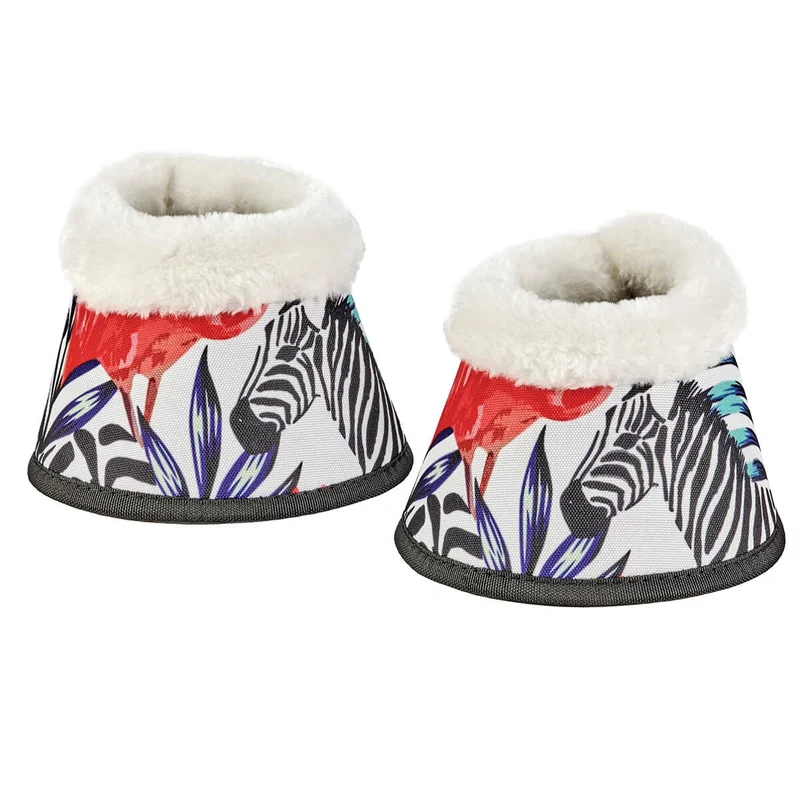 Ovation Altitude Print Bell Boots Zebra / Pony