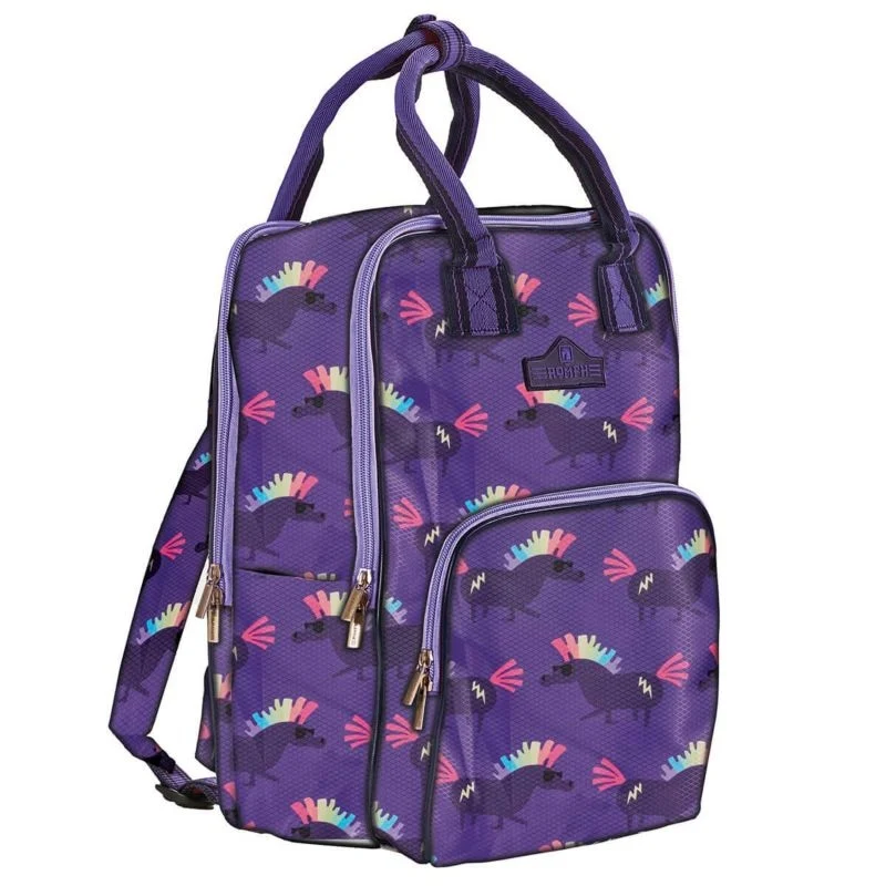 Romfh Barn Friendly Backpack Punk Rock Ponies / 12"W x 16.5"T x 6"D