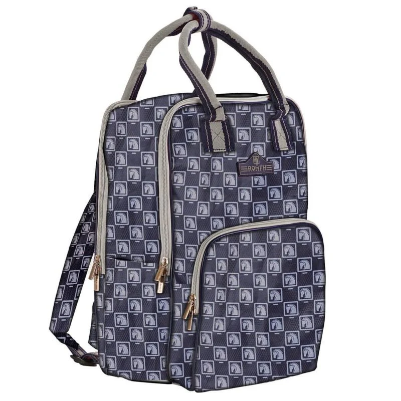 Romfh Barn Friendly Backpack Romfh Logo Check / 12"W x 16.5"T x 6"D