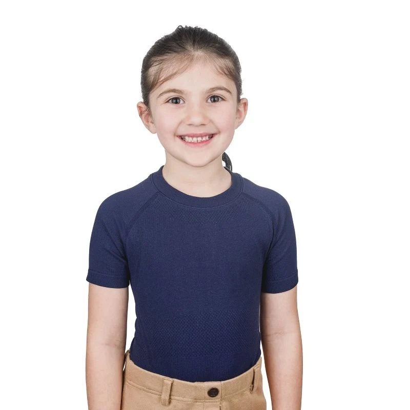 Romfh Kids Seamless SS Shirt Navy / Medium/Large