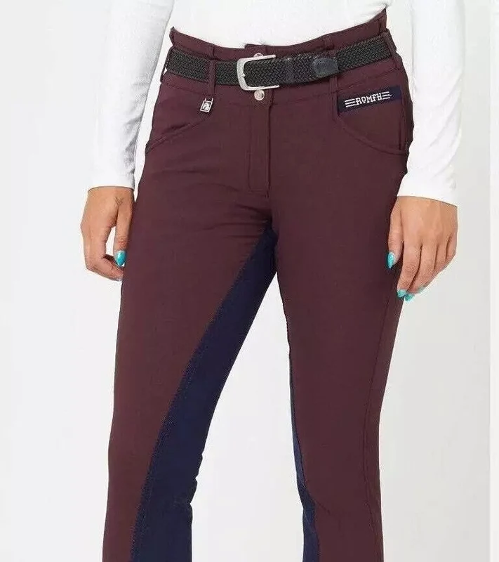 Romfh Ladies Champion FS Breech Dark Rust/Navy / 24L