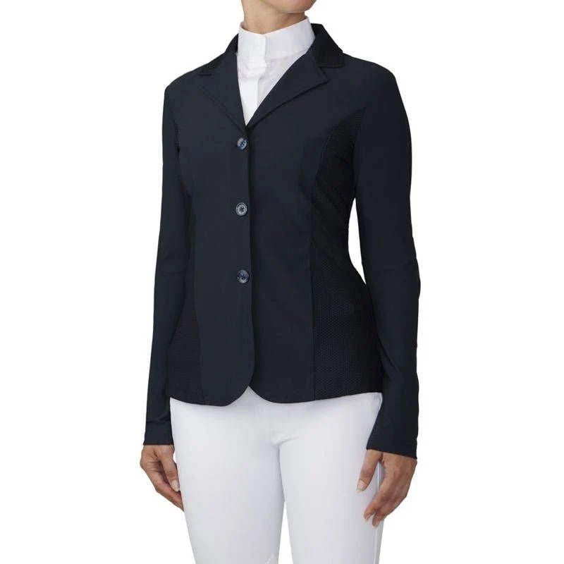 Ovation Ladies Mesh Hybrid Show Coat Black / 10