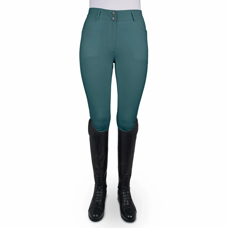 Ovation Ladies Dynamic Full Seat Breeches Deep Teal / 30