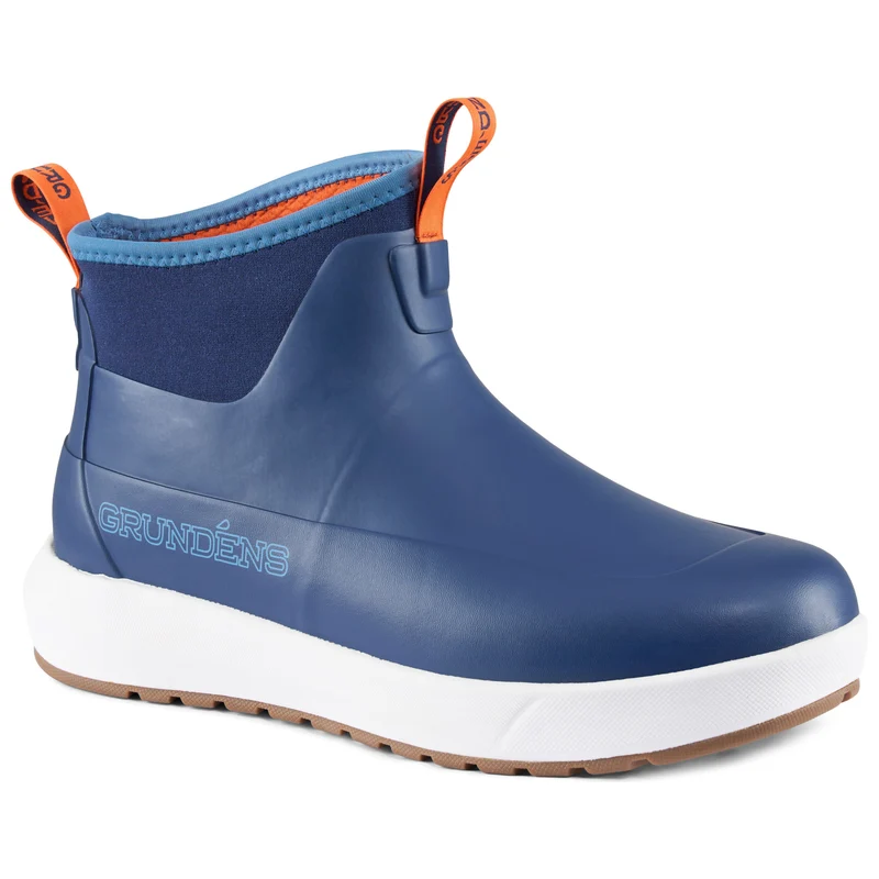Grundens Men's Deck-Runner Ankle Boot Blue Abyss / 10