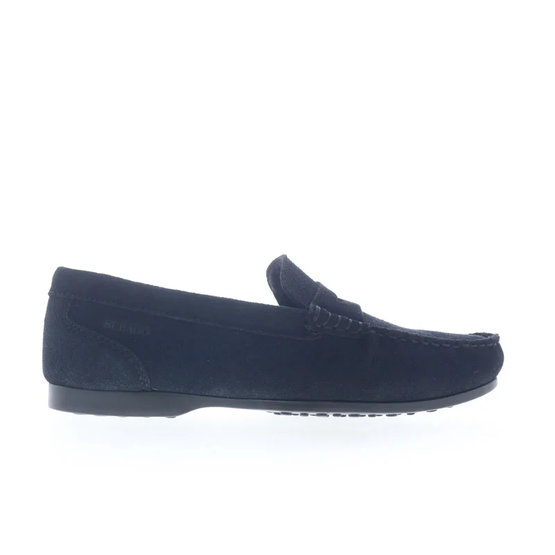 Sebago Byron Suede 70016Z0-908 Mens Blue Loafers & Slip Ons Penny Shoes 8.5