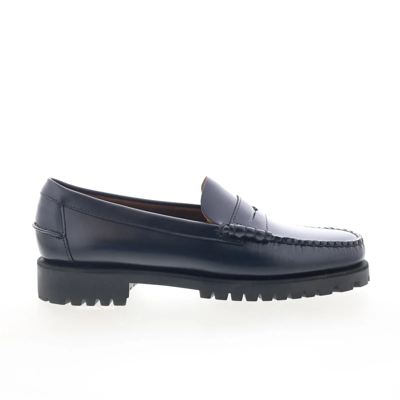Sebago Dan Lug 7002IJ0-908 Womens Blue Loafers & Slip Ons Penny Shoes 8